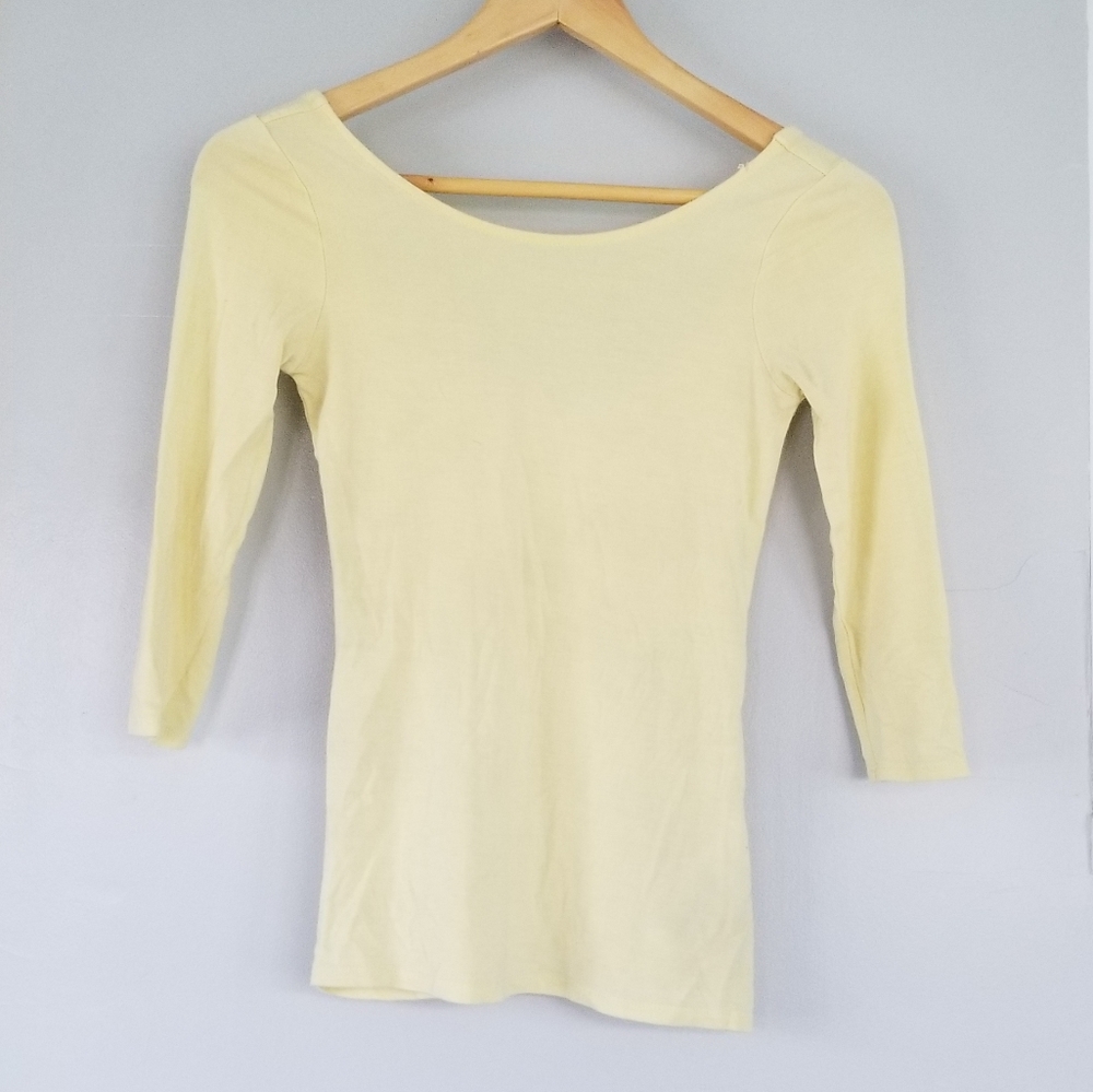 Guess boat neck 1/4 sleeve Tshirt